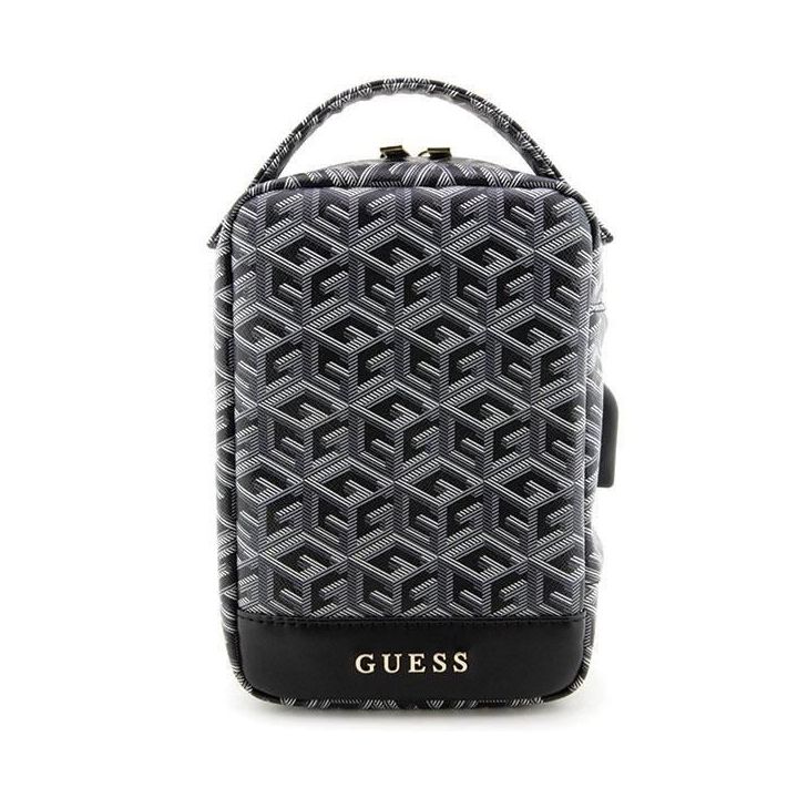 Torba organizatorius Guess GCube Stripes - czarna