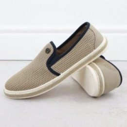 Vyriškos įspiriamos espadrilės Bugatti, smėlio