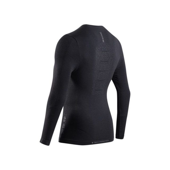 Vyriški marškinėliai X-BIONIC MightyWool LS-X, juodi