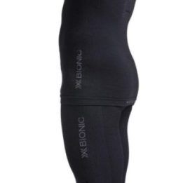 Vyriški marškinėliai ilgomis rankovėmis X-BIONIC MightyWool LS-X, juodi