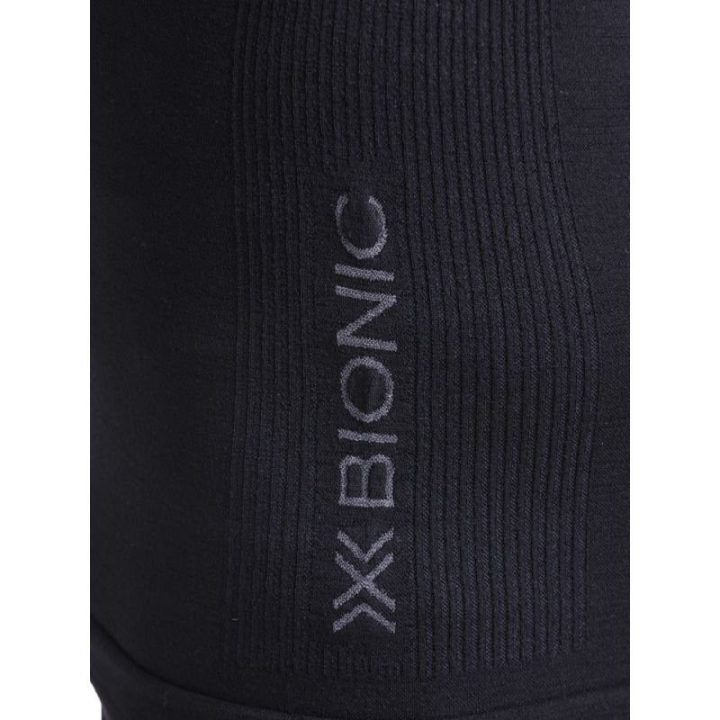 Vyriški marškinėliai ilgomis rankovėmis X-BIONIC MightyWool LS-X, juodi