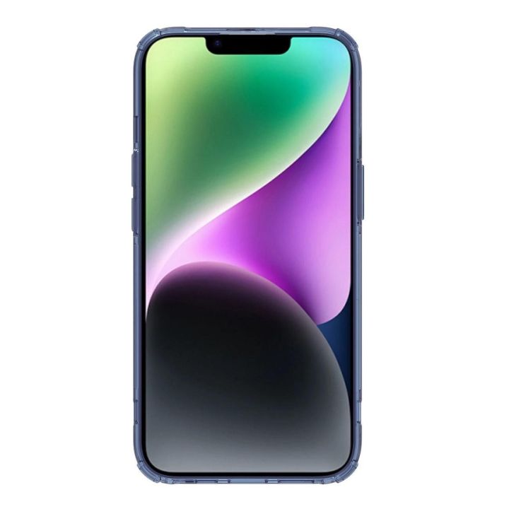 Šarvuotas dėklas su MagSafe Nillkin Nature Pro , skirtas iPhone 15 Plus - mėlynas