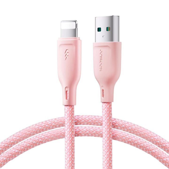 Kabel Multi A / Lightning 3A 1m - rožinis