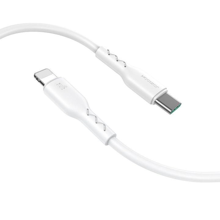 Kabel Flash C / Lightning 30W 1m - Juodos spalvos