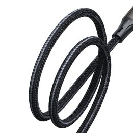 Light C didelės spartos 100W 1,2 m ilgio USB perdavimo kabelis - juodas