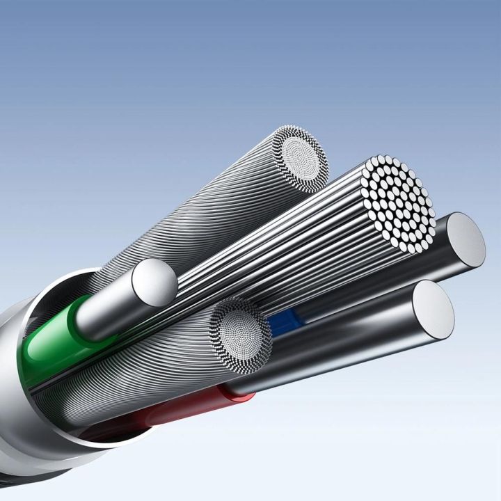 Light C didelės spartos 100W 1,2 m ilgio USB perdavimo kabelis - juodas