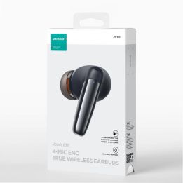 Jbuds serijos JR-BB1 TWS belaidės ausinės į ausis - juodos spalvos
