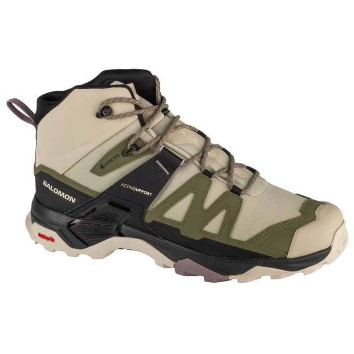 Vyriški žygio batai Salomon X Ultra 4 Mid GTX, žali