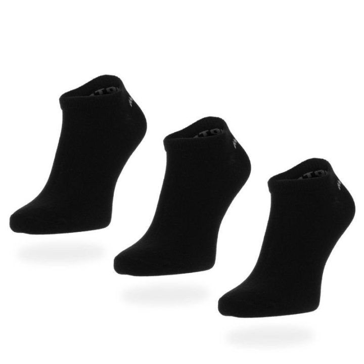 Kojinės iki kulkšnių Monotox Basics, 3 poros, juodos