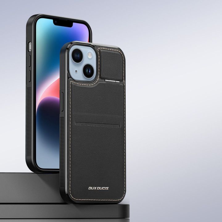Rafi Mag piniginės dėklas su 3 1 stovu iPhone 15 Plus su MagSafe ir RFID užraktu - juodas