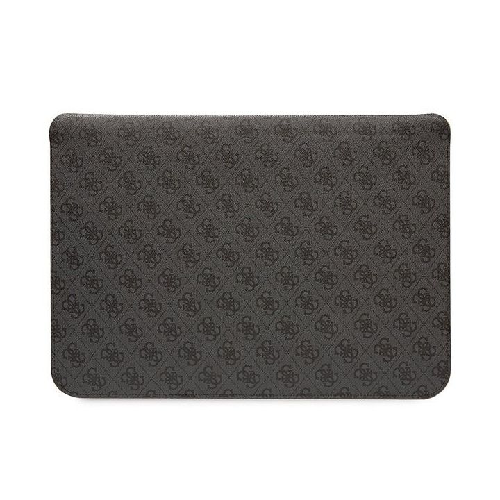 Dėklas Guess 4G Printed Stripes na laptopa 16 - juodos spalvos