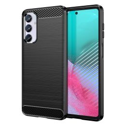 Lankstus Samsung Galaxy M54 anglies dygsnio dėklas, skirtas Carbon Case - juodas