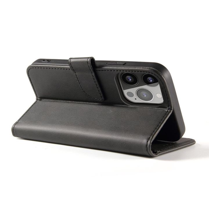 Magnetinis dėklas su atvartu ir pinigine, skirtas Infinix Hot 30 - juodas