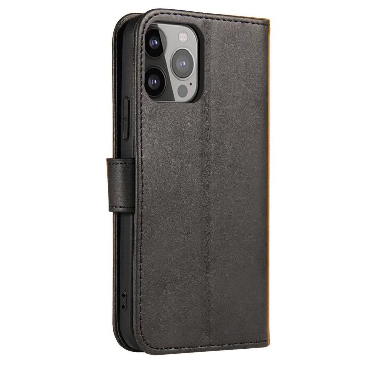 Magnetinis dėklas su atvartu ir pinigine, skirtas Infinix Hot 30 - juodas