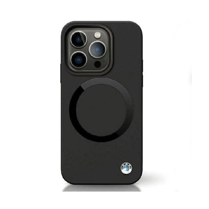 Dėklas BMW Signature Liquid Silicone MagSafe prie iPhone 14 - nuotraukos