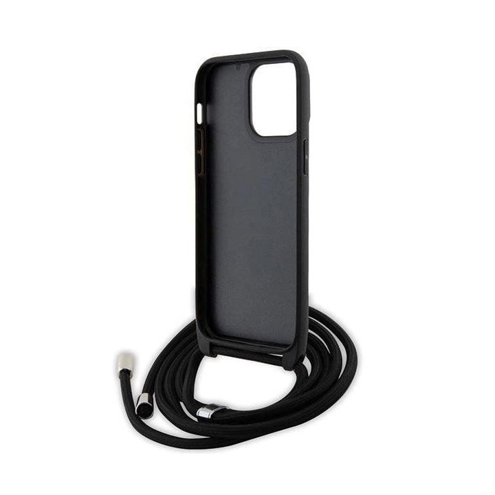 Dėklas Karl Lagerfeld Crossbody Saffiano Metal Pin Karl&Choupette prie iPhone 14 Pro Max - nuotraukos