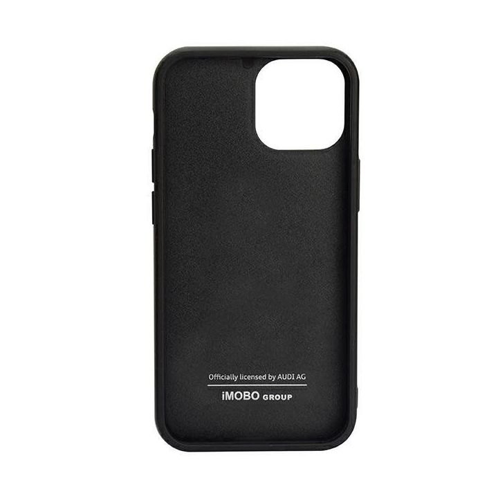 Audi anglies pluošto dėklas iPhone 13 Pro Max - juodas