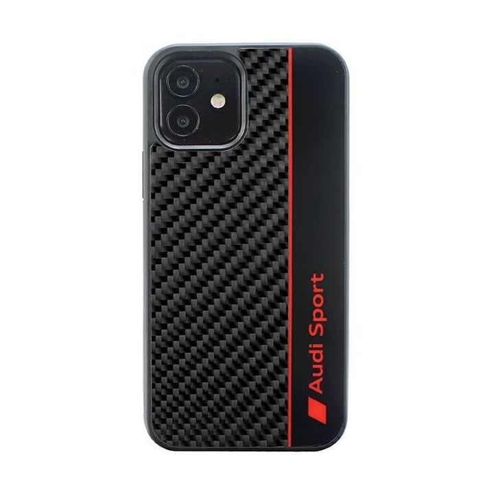 Audi dėklas su anglies pluošto juostelėmis, skirtas iPhone 11 / Xr -