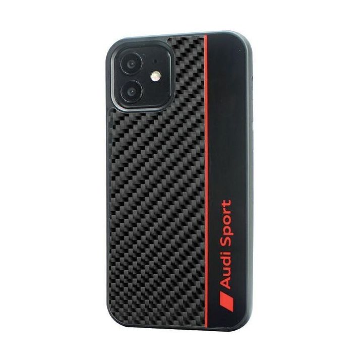Audi dėklas su anglies pluošto juostelėmis, skirtas iPhone 11 / Xr -