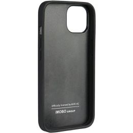 Audi natūralios odos dėklas iPhone 12 / iPhone 12 Pro - juodos spalvos