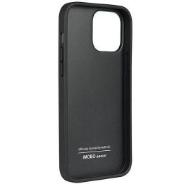 Audi natūralios odos dėklas iPhone 13 Pro / 13 - juodos spalvos