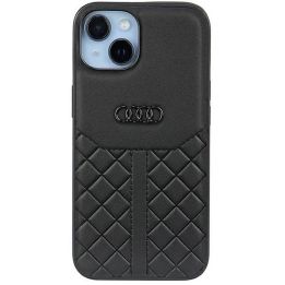 Audi natūrali oda iPhone 14 - Juodos spalvos