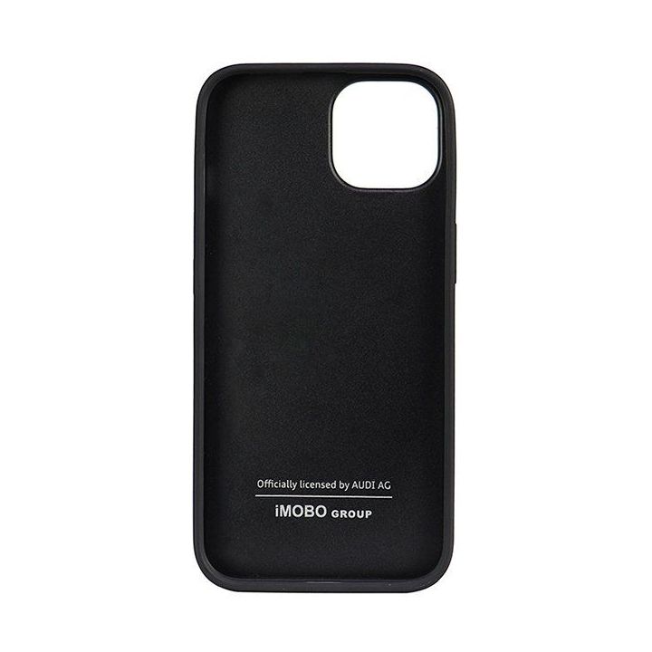 Audi natūrali oda iPhone 14 - Juodos spalvos