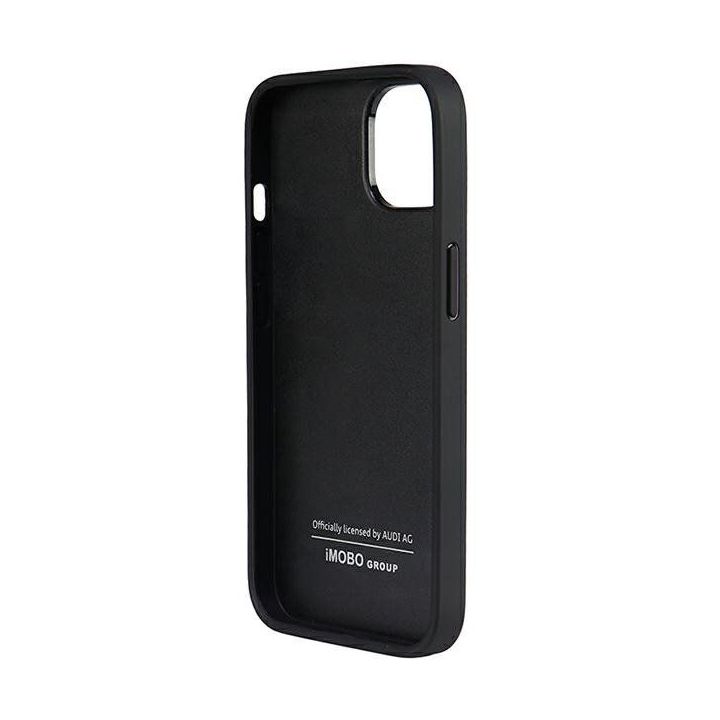 Audi natūrali oda iPhone 14 - Juodos spalvos