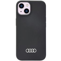 Audi silikoninis dėklas iPhone 14 - juodas