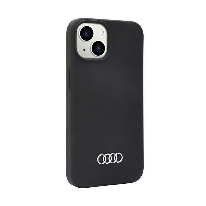 Audi silikoninis dėklas iPhone 14 - juodas