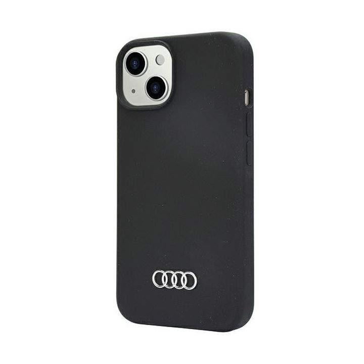 Audi silikoninis dėklas iPhone 14 - juodas