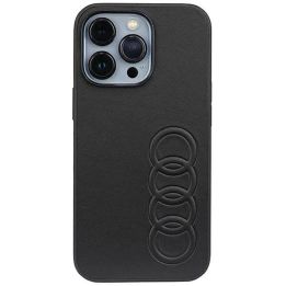 Audi sintetinės odos dėklas iPhone 13 Pro / iPhone 13 - juodas