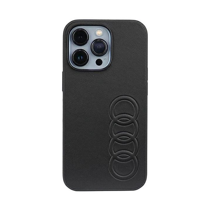 Audi sintetinės odos dėklas iPhone 13 Pro / iPhone 13 - juodas