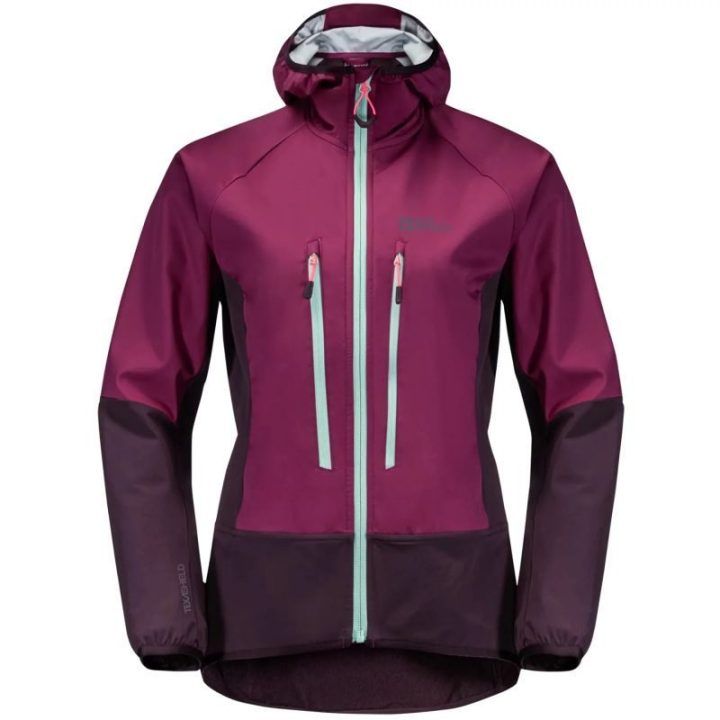 Moteriška striukė su reguliuojamu gobtuvu Jack Wolfskin Alpspitze