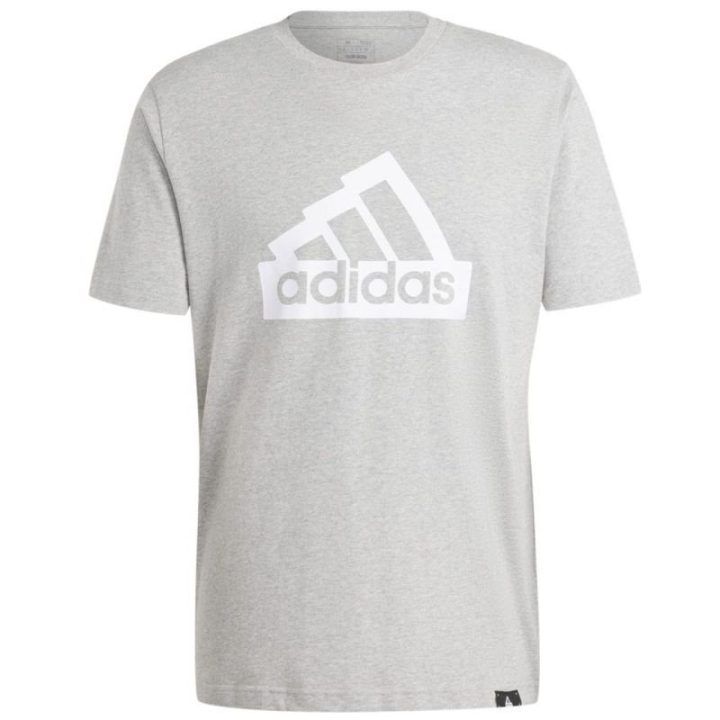 Vyriški medvilniniai marškinėliai adidas Modern Essentials Graphic, pilki