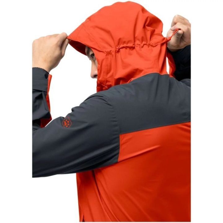 Vyriška striukė nuo vėjo Jack Wolfskin Go Hike, raudona