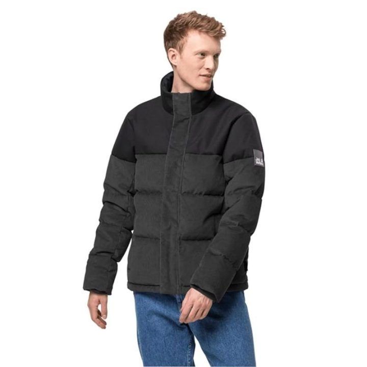 Vyriška striukė Jack Wolfskin Nature Corduroy, juoda