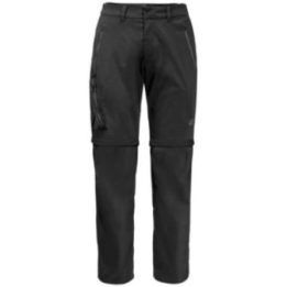 Vyriškos kelnės Jack Wolfskin Overland Zip Away, juodos