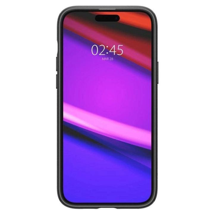 SPIGEN MAG ARMOR IPHONE 15 MATINIS JUODAS