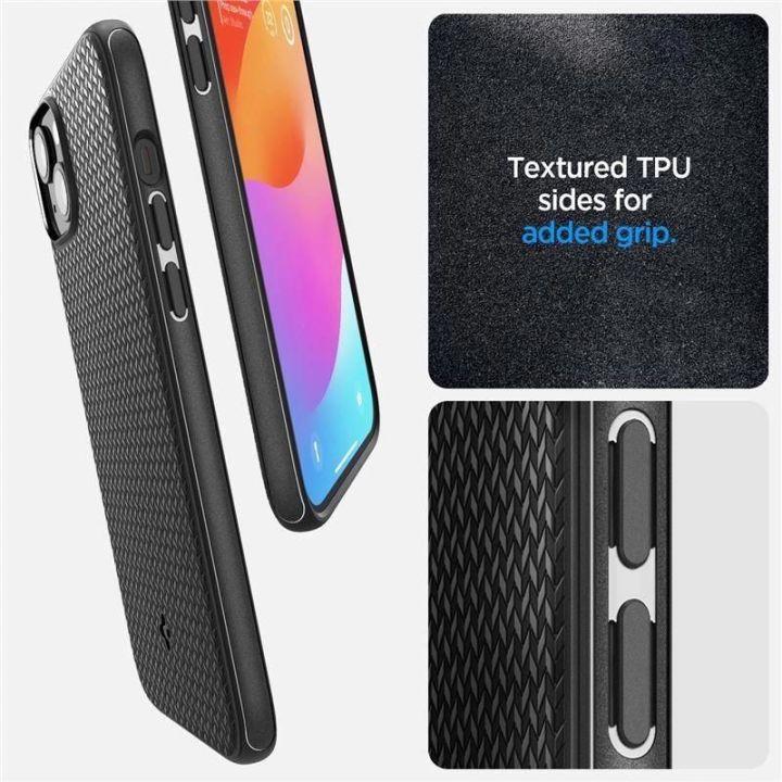 SPIGEN MAG ARMOR IPHONE 15 MATINIS JUODAS