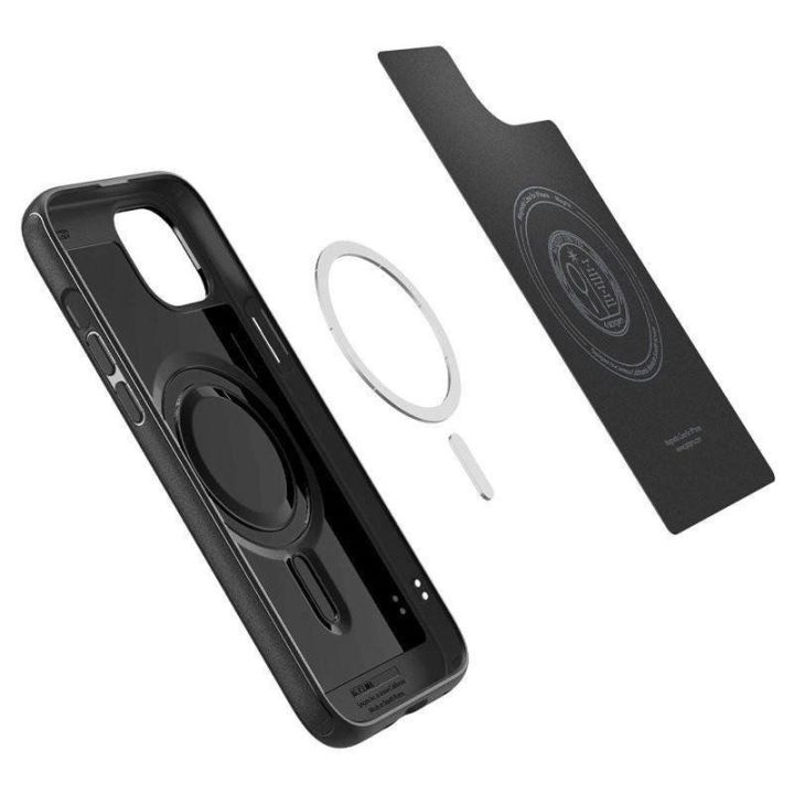 SPIGEN MAG ARMOR IPHONE 15 MATINIS JUODAS