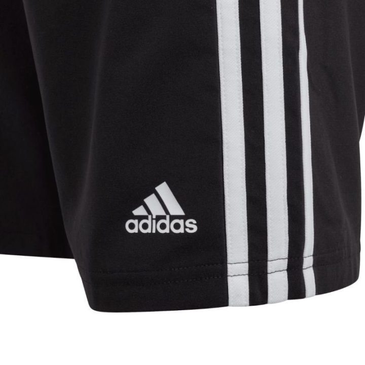 Vaikiški šortai adidas Essentials 3-Stripes Woven, juodi