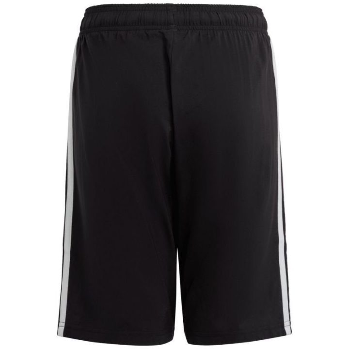 Vaikiški šortai adidas Essentials 3-Stripes Woven, juodi