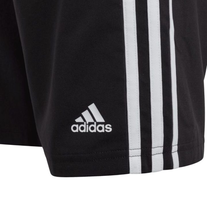 Vaikiški šortai adidas Essentials 3-Stripes Woven, juodi