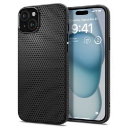 SPIGEN LIQUID AIR IPHONE 15 MATINIS JUODAS