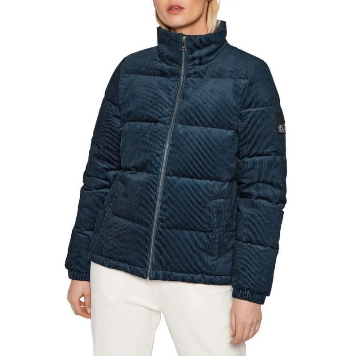 Moteriška striukė Jack Wolfskin Nature Corduroy, violetinė