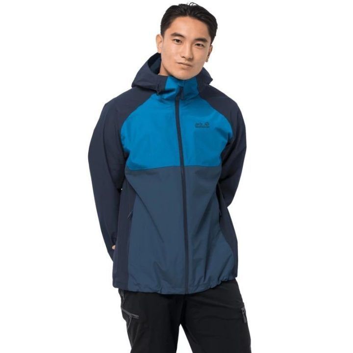 Vyriška striukė nuo vėjo Jack Wolfskin Mount Isa, mėlyna