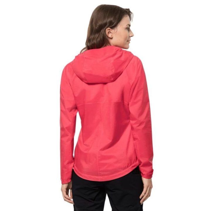 Moteriška striukė nuo vėjo Jack Wolfskin Tasman 2L, raudona