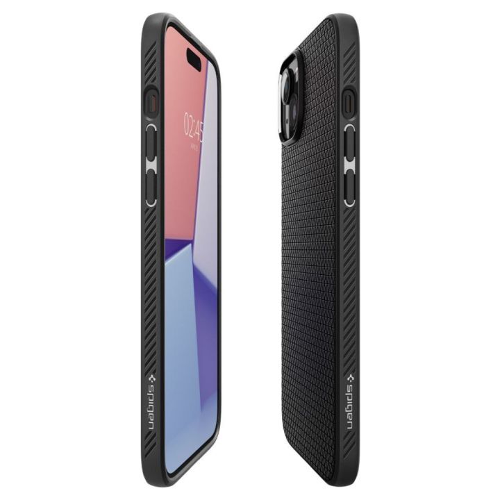 SPIGEN LIQUID AIR IPHONE 15 MATINIS JUODAS