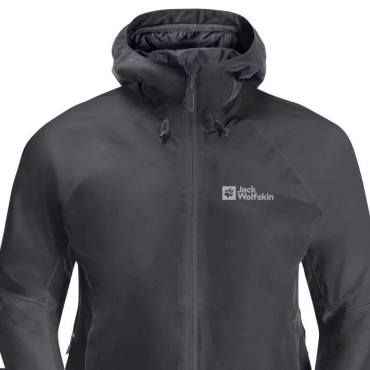 Vyriška striukė nuo vėjo Jack Wolfskin Morobbia 2L, juoda